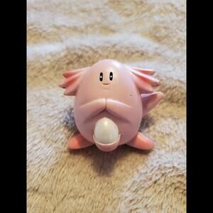 Sasco Pokémon Action Figures Chansey Pink Egg 1.5”